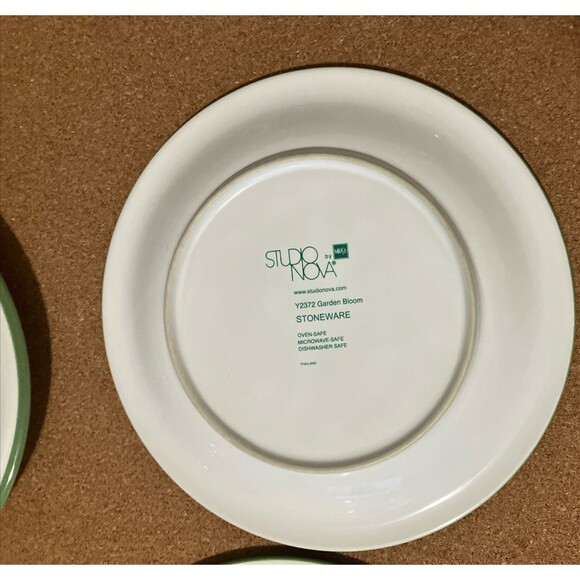 Mikasa set of 5 GARDEN BLOOM  7 3/4" Salad Plates Studio Nova Y 2372 - Picture 13 of 16